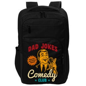 Dad Jokes Comedy Club Funny Retro Impact Tech Backpack