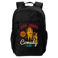 Dad Jokes Comedy Club Funny Retro Daily Commute Backpack