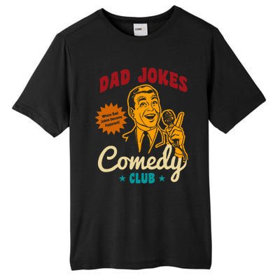 Dad Jokes Comedy Club Funny Retro Tall Fusion ChromaSoft Performance T-Shirt