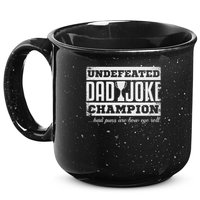 Dad Joke Champion Funny Father's Day Gift Bad Puns 15oz Campfire Ceramic Mug