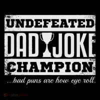 Dad Joke Champion Funny Father's Day Gift Bad Puns Cooling Performance Long Sleeve Crew