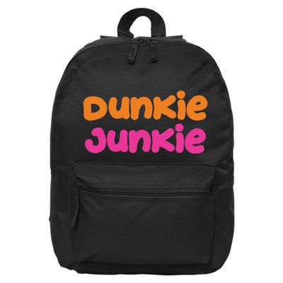 Dunkie Junkie Coffee Love 16 in Basic Backpack