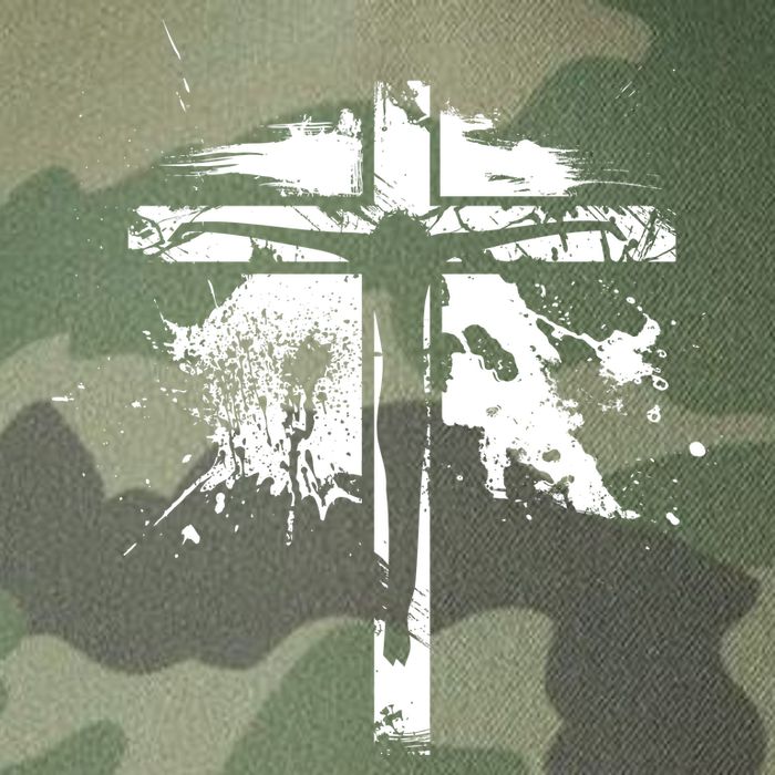 Distressed Jesus Cross Christianity Legacy Tie Dye Trucker Hat
