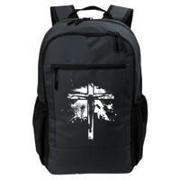 Distressed Jesus Cross Christianity Backpack