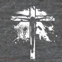 Distressed Jesus Cross Christianity Poster