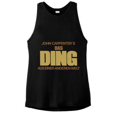 Drewgmackie John Carpenter’S Das Ding Aus Einer Anderen Welt Ladies PosiCharge Tri-Blend Wicking Tank