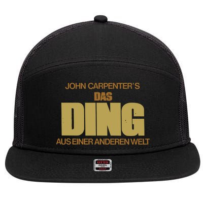 Drewgmackie John Carpenter’S Das Ding Aus Einer Anderen Welt 7 Panel Mesh Trucker Snapback Hat