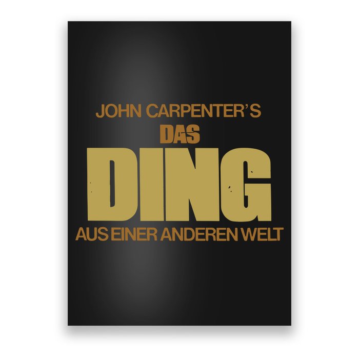 Drewgmackie John Carpenter’S Das Ding Aus Einer Anderen Welt Poster