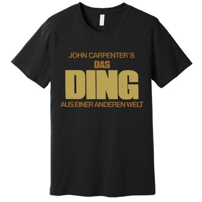 Drewgmackie John Carpenter’S Das Ding Aus Einer Anderen Welt Premium T-Shirt