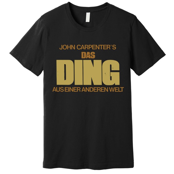 Drewgmackie John Carpenter’S Das Ding Aus Einer Anderen Welt Premium T-Shirt