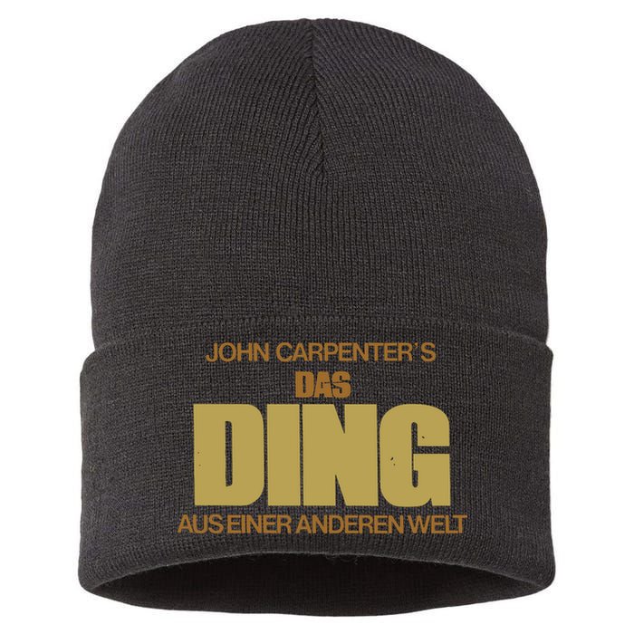 Drewgmackie John Carpenter’S Das Ding Aus Einer Anderen Welt Sustainable Knit Beanie