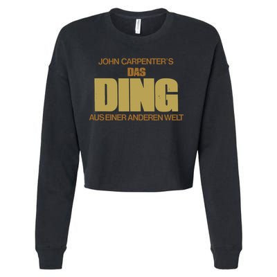 Drewgmackie John Carpenter’S Das Ding Aus Einer Anderen Welt Cropped Pullover Crew