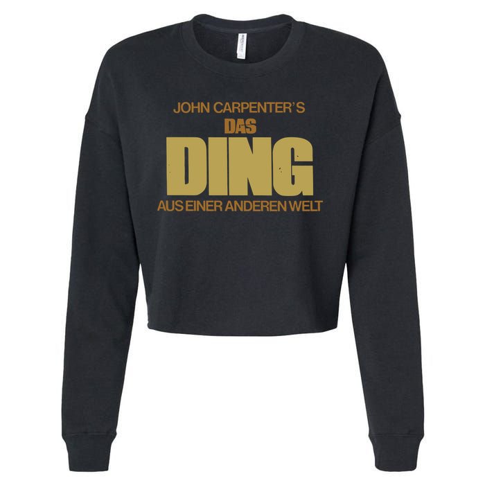 Drewgmackie John Carpenter’S Das Ding Aus Einer Anderen Welt Cropped Pullover Crew