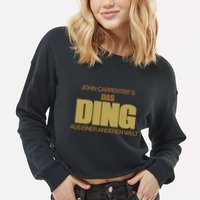 Drewgmackie John Carpenter’S Das Ding Aus Einer Anderen Welt Cropped Pullover Crew