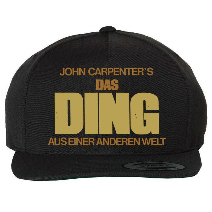 Drewgmackie John Carpenter’S Das Ding Aus Einer Anderen Welt Wool Snapback Cap