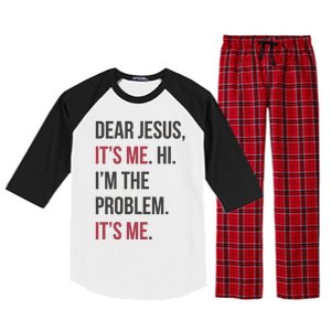 Dear Jesus Raglan Sleeve Pajama Set