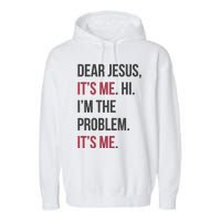 Dear Jesus Garment-Dyed Fleece Hoodie