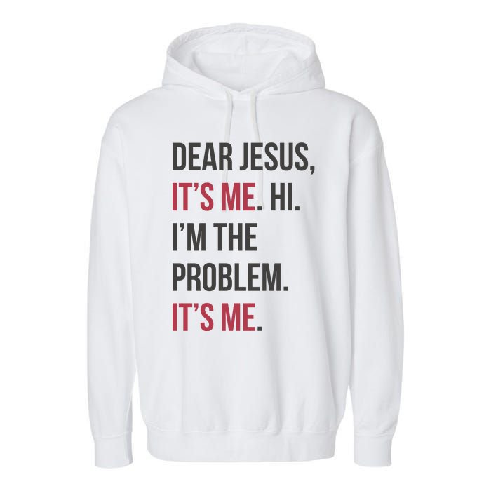 Dear Jesus Garment-Dyed Fleece Hoodie