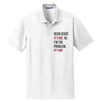 Dear Jesus Dry Zone Grid Polo