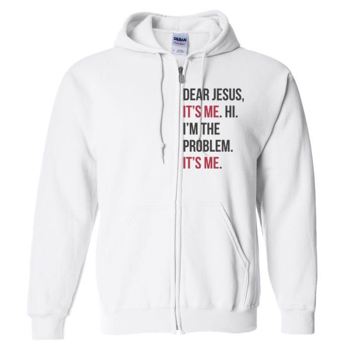 Dear Jesus Full Zip Hoodie