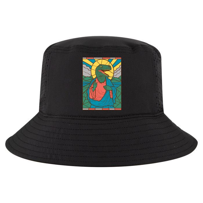 Dinosaur Jesus Cool Comfort Performance Bucket Hat