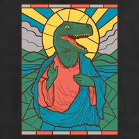 Dinosaur Jesus Adult Drive Performance Visor