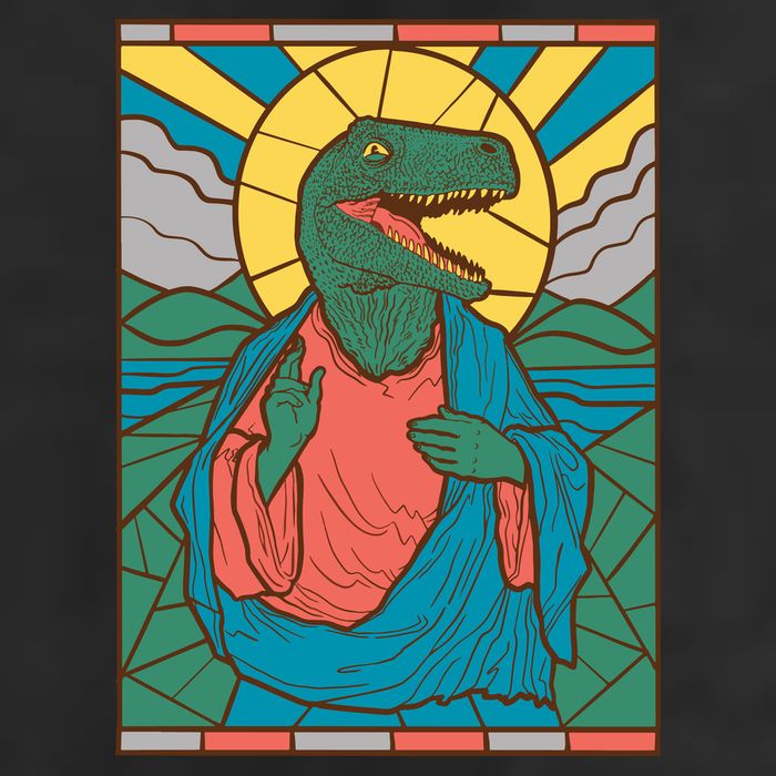Dinosaur Jesus Adult Drive Performance Visor