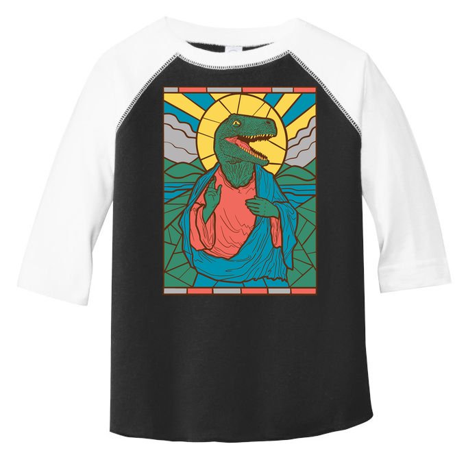 Dinosaur Jesus Toddler Fine Jersey T-Shirt