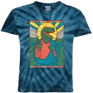 Dinosaur Jesus Kids Tie-Dye T-Shirt