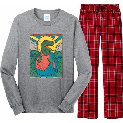 Dinosaur Jesus Long Sleeve Pajama Set