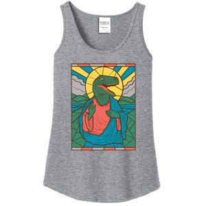 Dinosaur Jesus Ladies Essential Tank