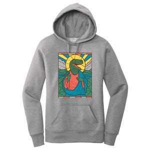 Dinosaur Jesus Women's Pullover Hoodie