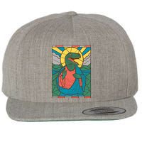 Dinosaur Jesus Wool Snapback Cap