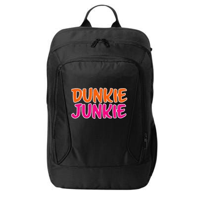 Dunkie Junkie Donut And Coffee Lover City Backpack