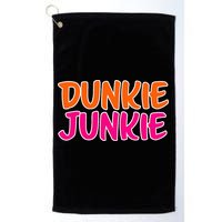 Dunkie Junkie Donut And Coffee Lover Golf Towel