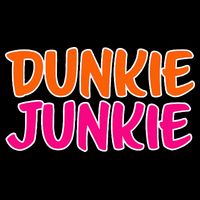 Dunkie Junkie Donut And Coffee Lover Toddler T-Shirt