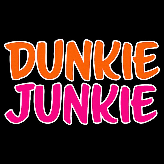 Dunkie Junkie Donut And Coffee Lover Toddler T-Shirt