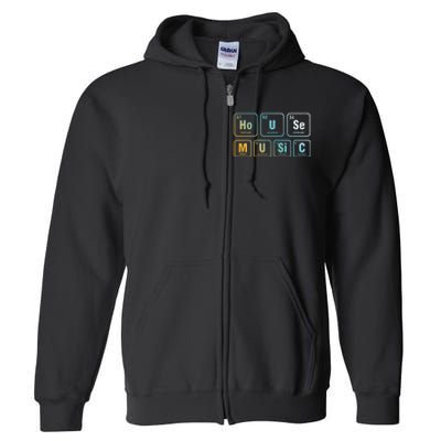 Disc Jockey Dj House Music Relaxing Electronic Music Edm Full Zip Hoodie