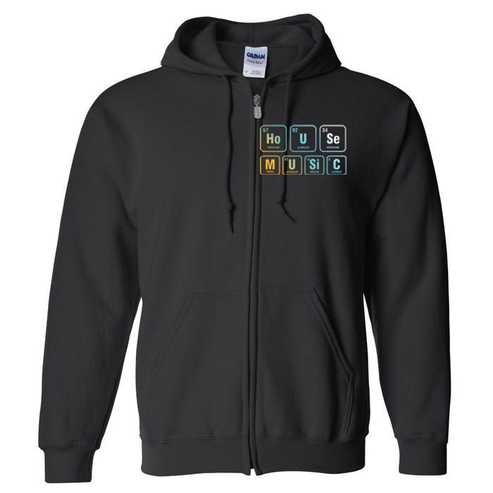 Disc Jockey Dj House Music Relaxing Electronic Music Edm Full Zip Hoodie