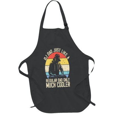 Disc Jockey Dad Like A Regular Dad But Cooler Dj Fathers Day Apron