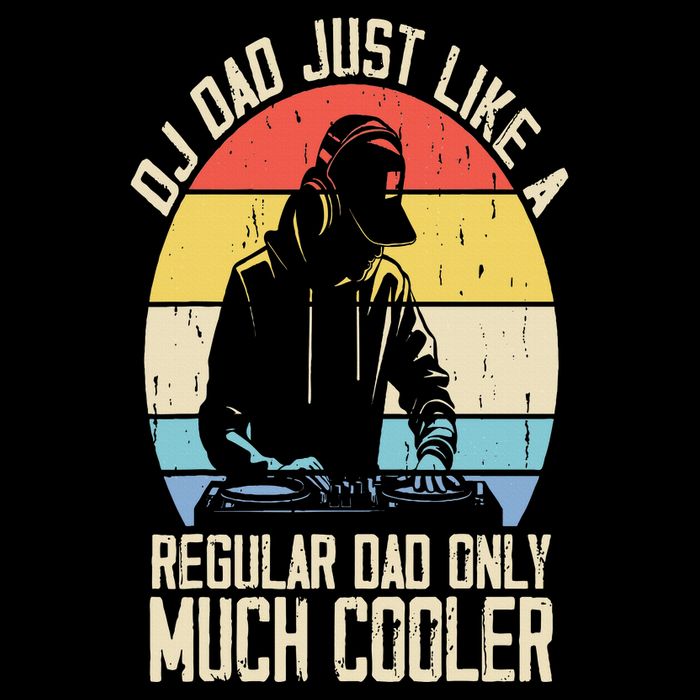 Disc Jockey Dad Like A Regular Dad But Cooler Dj Fathers Day Sweatshirt