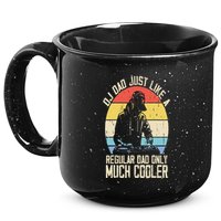 Disc Jockey Dad Like A Regular Dad But Cooler Dj Fathers Day 15oz Campfire Ceramic Mug