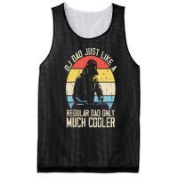 Disc Jockey Dad Like A Regular Dad But Cooler Dj Fathers Day Mesh Reversible Basketball Jersey Tank