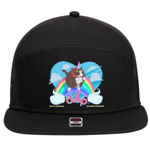 Dollop JoséNicorn 7 Panel Mesh Trucker Snapback Hat