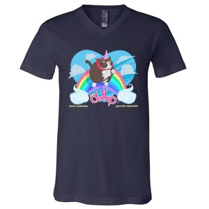 Dollop JoséNicorn V-Neck T-Shirt