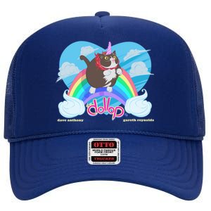 Dollop JoséNicorn High Crown Mesh Back Trucker Hat