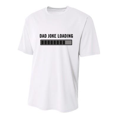 Dad Joke Design Funny Dad Joke Loading Father's Day Youth Performance Sprint T-Shirt