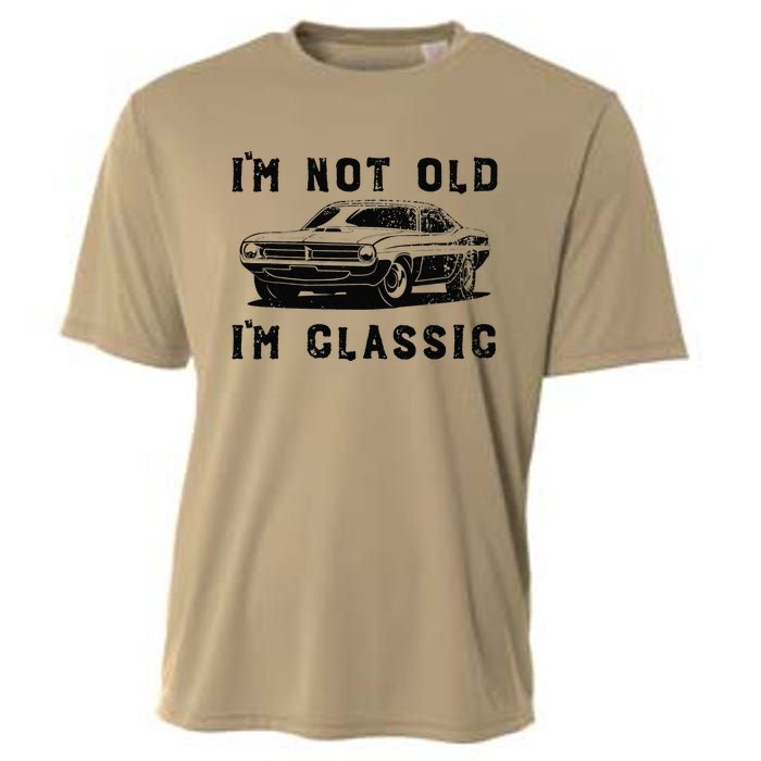 Dad Joke Design Funny Im Not Old Im Classic Fathers Day Cooling Performance Crew T-Shirt