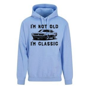 Dad Joke Design Funny Im Not Old Im Classic Fathers Day Unisex Surf Hoodie