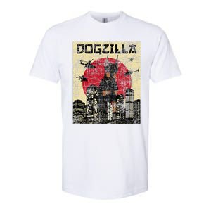 Dogzilla Japanese Doberman Canine Dog Lover Pet Owner Softstyle CVC T-Shirt